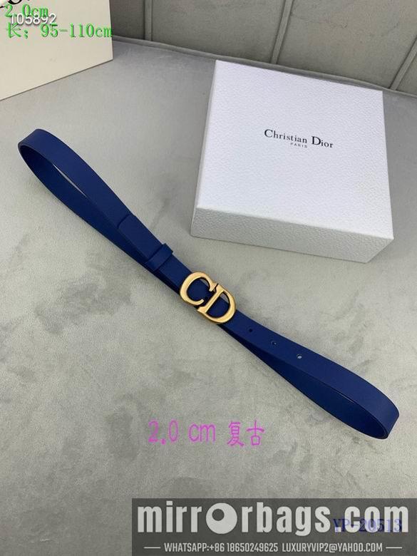 Dior Belt 20mmX95-110cm 7d08