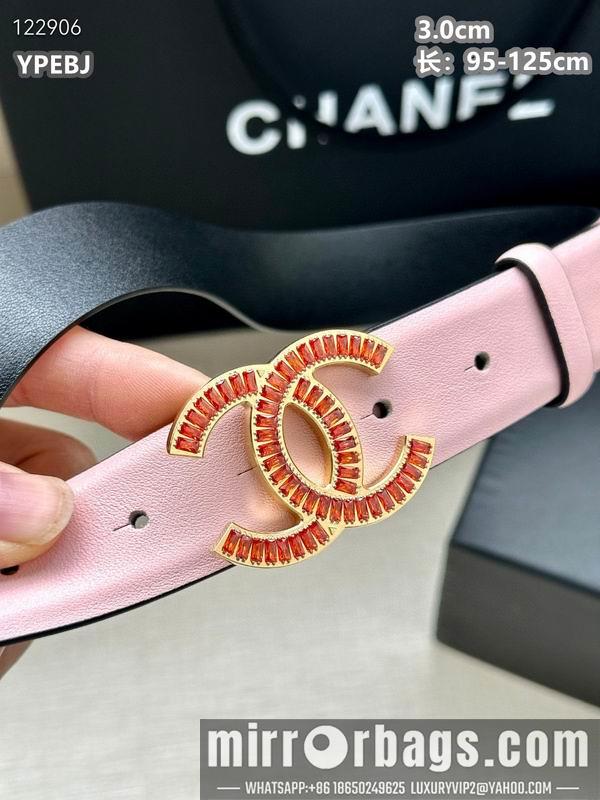 Chanel belt 30mmX95-125cm 8L26