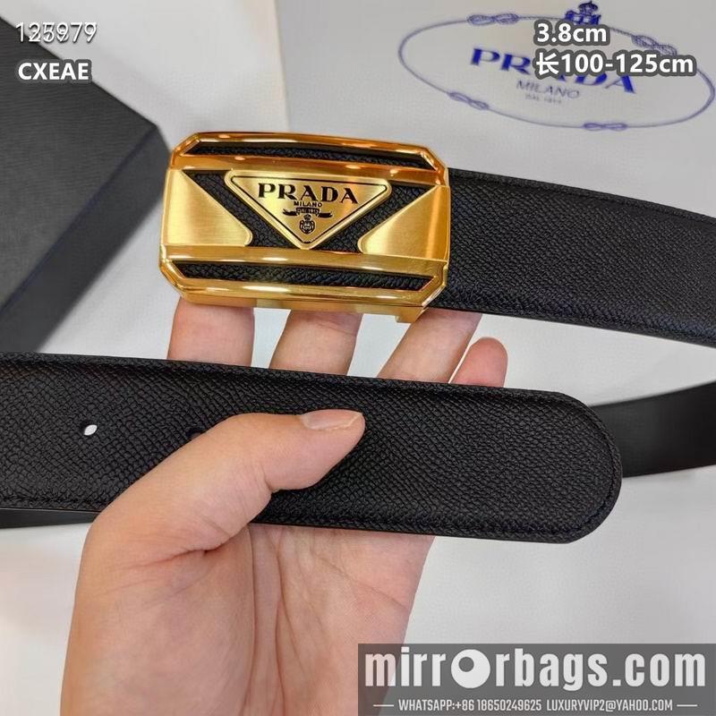 Prada belt 38mmX100-125cm 8L02