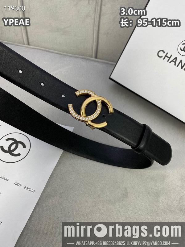 Chanel belt 30mmX95-115cm 8L040803