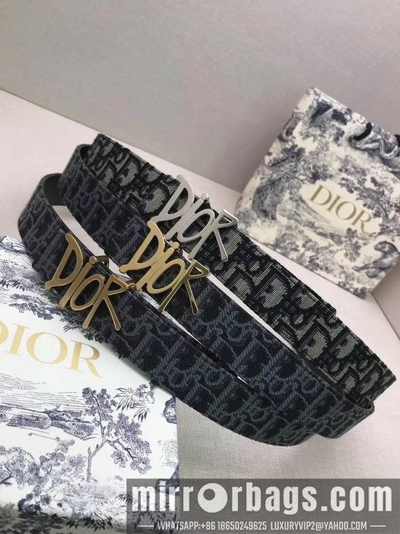 Dior Belt 34mmX95-125cm 7D25