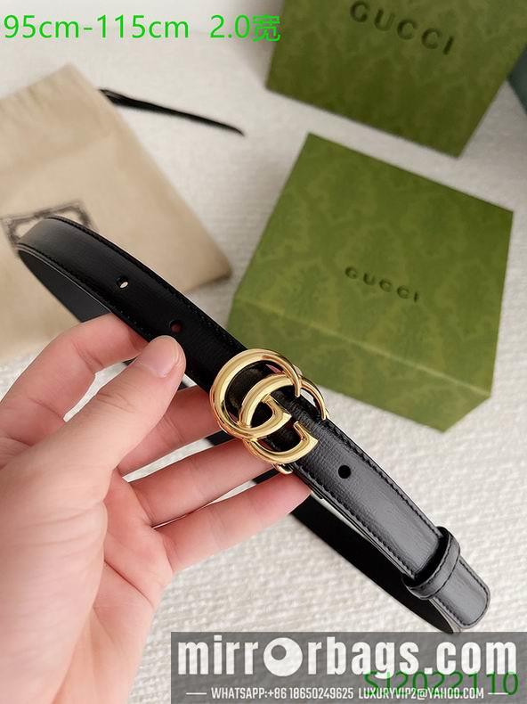 Gucci belt 20mmX95-115cm 7D02