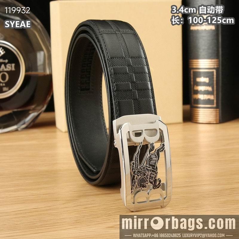 Burberry belt 34mmX100-125cm 8L06