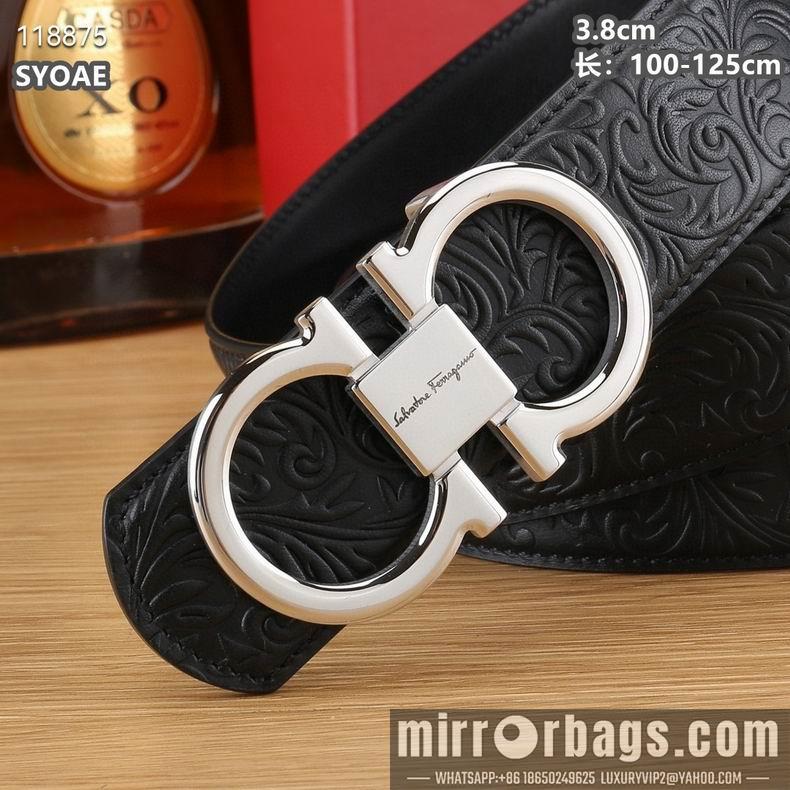 Ferragamo belt 38mmX100-125cm 8L13