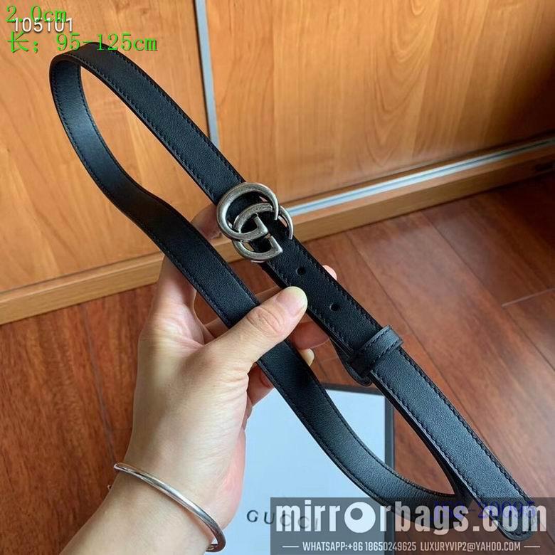 Gucci belt 20mm 95-125cm 8L01