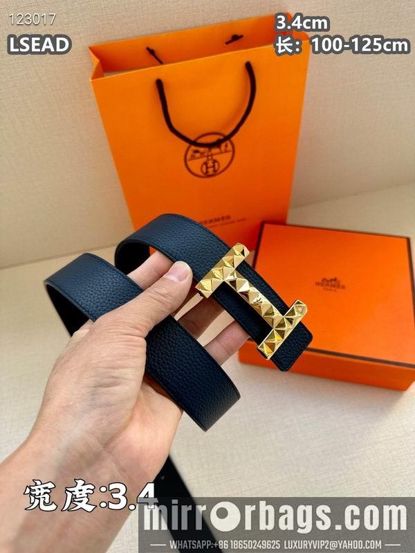 Hermes belt 34mmX100-125cm 8L06