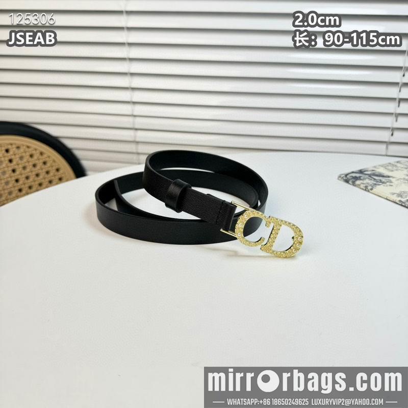 Dior belt 20mmX90-115cm 8L18