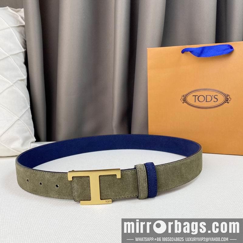 Tod's belt 34mmX95-125cm 7D02