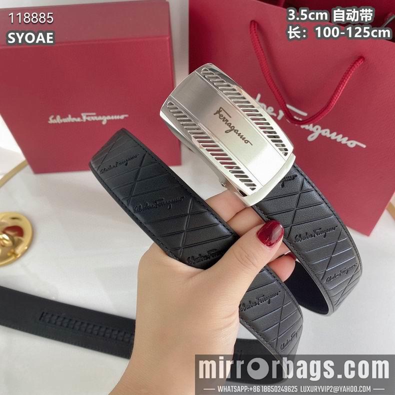 Ferragamo belt自动带 35mmX100-125cm 8L12