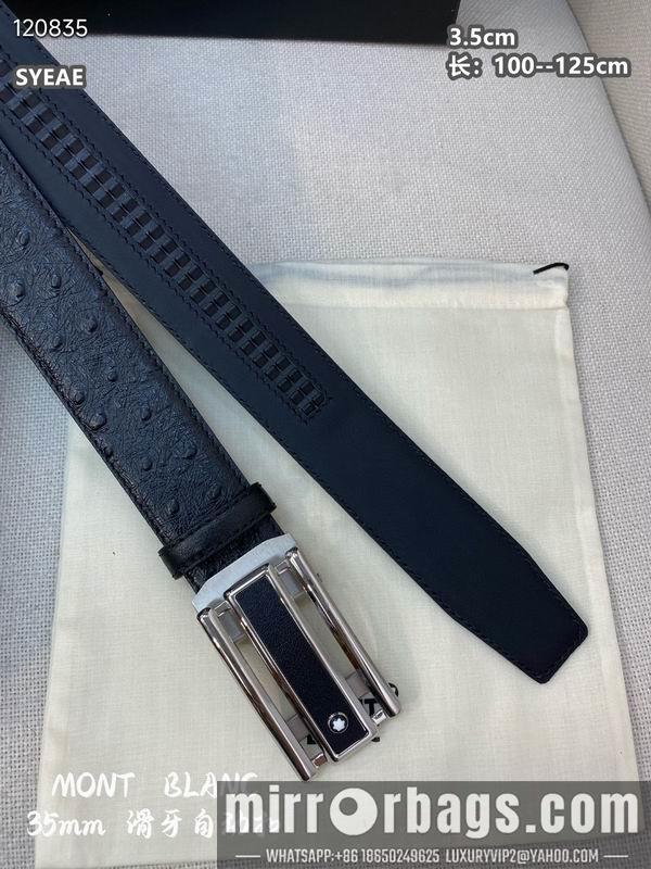 Montblanc belt 自动扣 35mmX100-125cm 8L072015