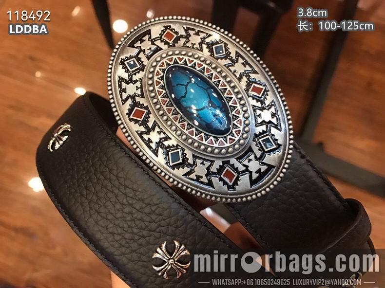 Chrome Hearts belt 38mmX100-125cm 8L13