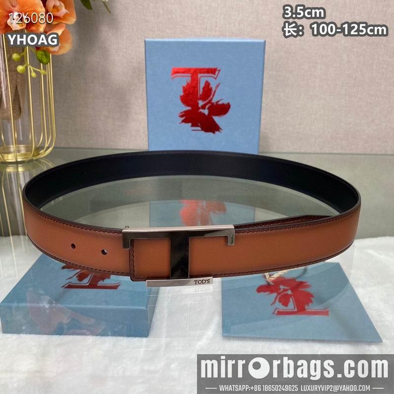 Tod's belt 35mmX100-125cm 8L06