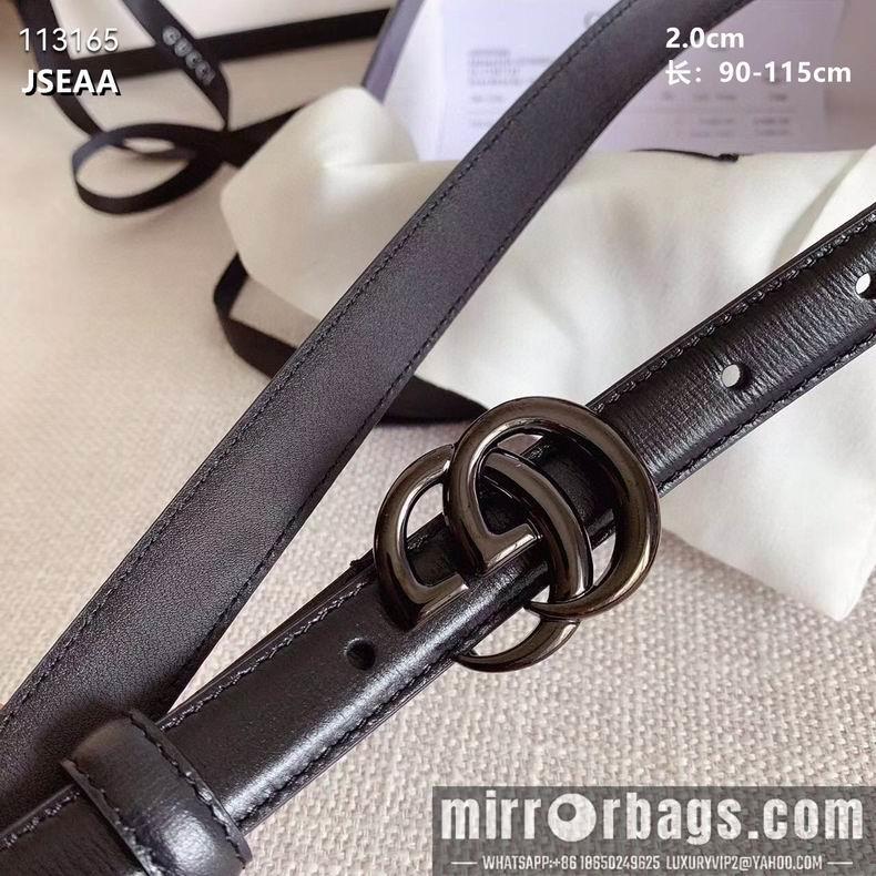 Gucci belt 20mmX90-115cm 8L08