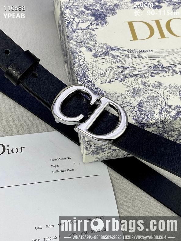 Dior Belt 20mmX90-115cm 8L04