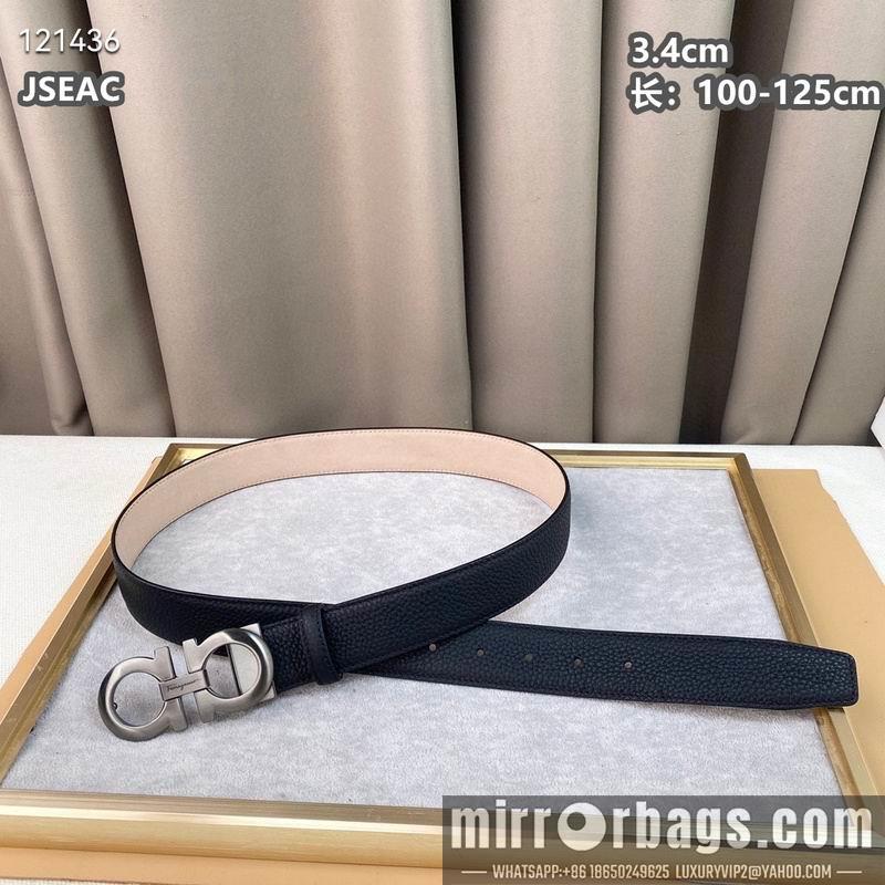 Ferragamo belt 34mmX100-125cm 8L09