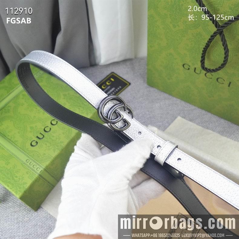 Gucci belt 20mmX95-125cm 8L02
