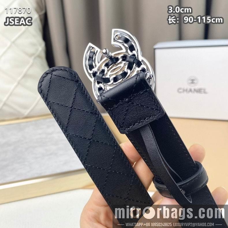 Chanel belt 30mmX90-115cm 8L08