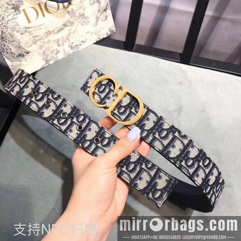 Dior Belt 34mmX95-125cm 7D27