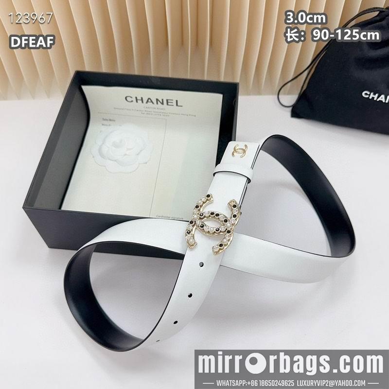 Chanel belt 30mmX90-125cm 8L21