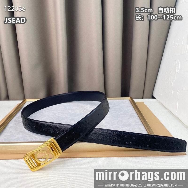 Gucci belt 35mmX100-125cm 8L14