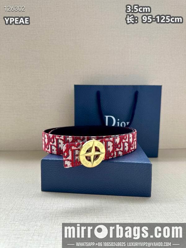 Dior belt 35mmX95-125cm 8L17