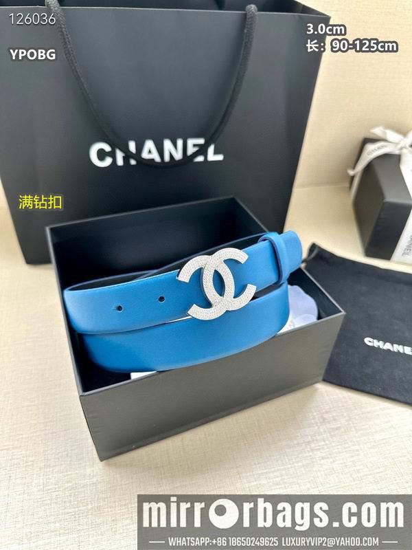 Chanel belt 30mmX90-125cm 8L11