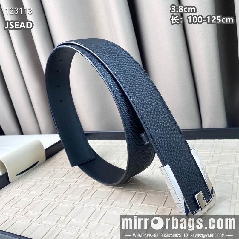 Prada belt 38mmX100-125cm 8L06
