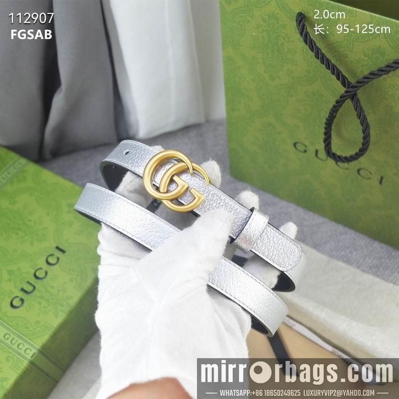 Gucci belt 20mmX95-125cm 8L02