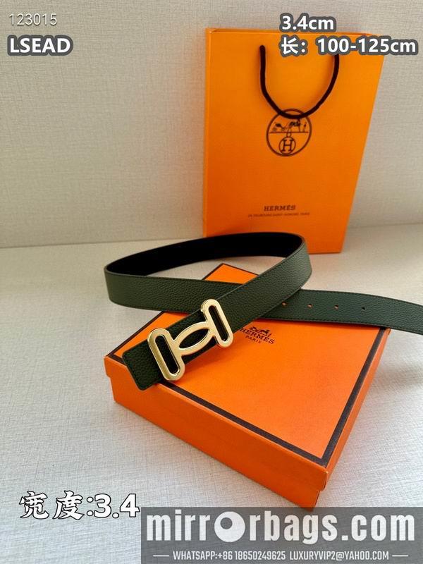 Hermes belt 34mmX100-125cm 8L07