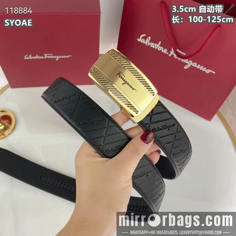 Ferragamo belt自动带 35mmX100-125cm 8L12