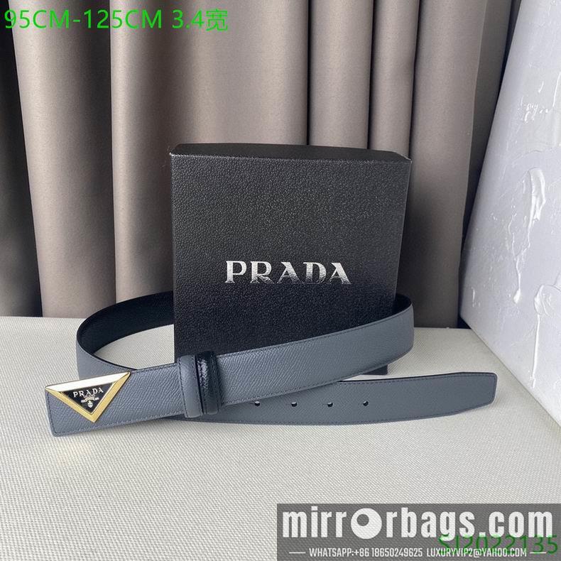 Prada Belt 34mmX95-125cm 7D02
