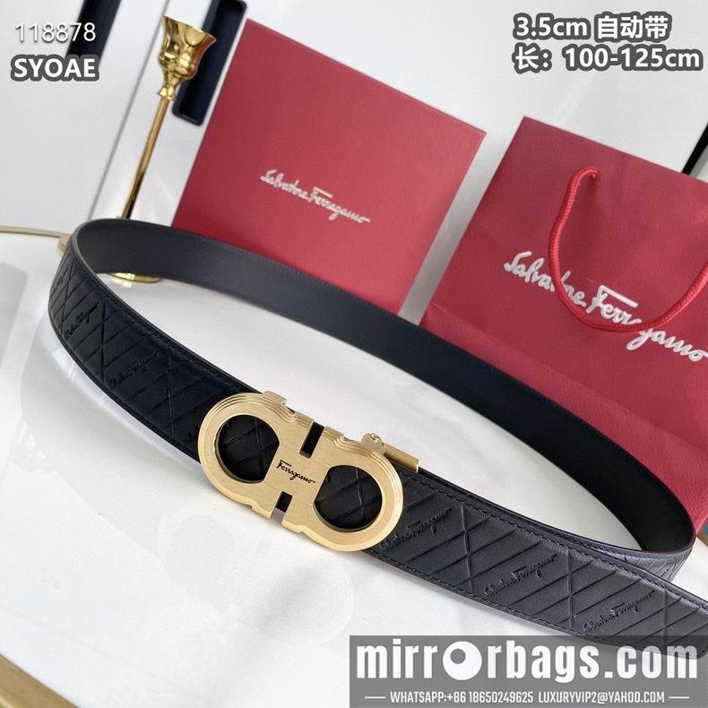Ferragamo belt自动带 35mmX100-125cm 8L09