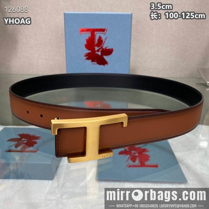 Tod's belt 35mmX100-125cm 8L05