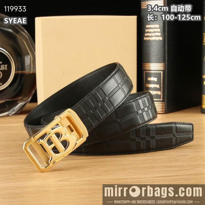 Burberry belt 34mmX100-125cm 8L05