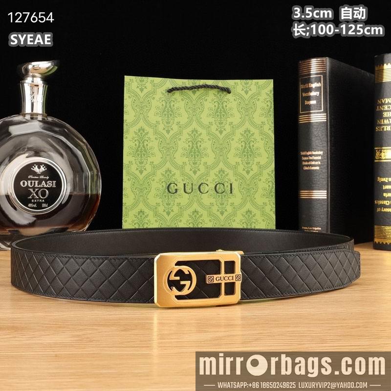 Gucci belt 35mmX100-125cm 8L98