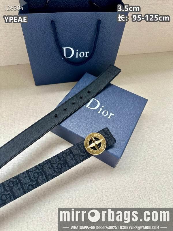 Dior belt 35mmX95-125cm 8L19