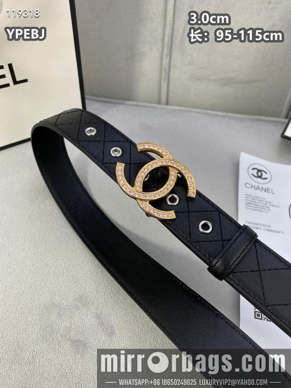 Chanel belt 30mmX95-115cm 8L040805