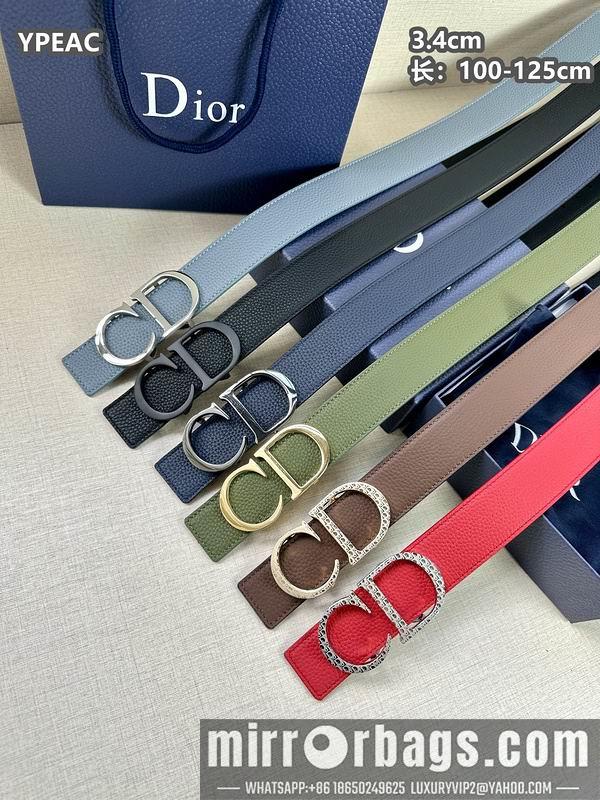 Dior belt 34mmX100-125cm 8L07
