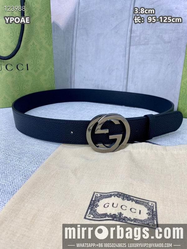 Gucci belt 38mmX95-125cm 8L10