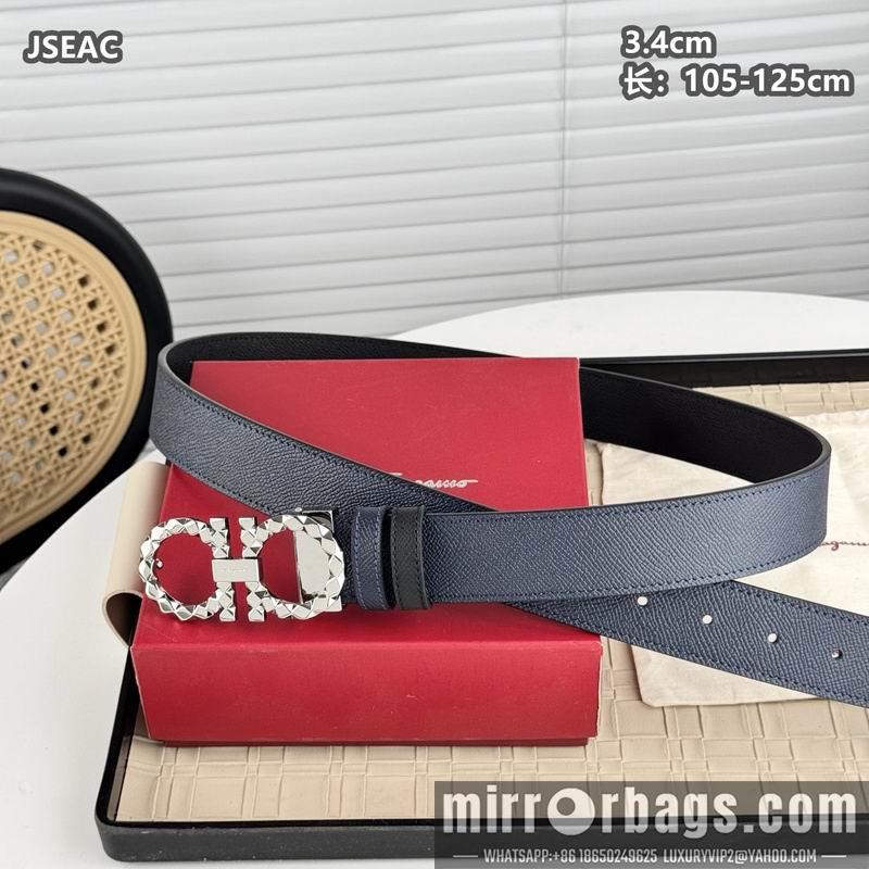 Ferragamo belt 34mmX105-125cm 8L18