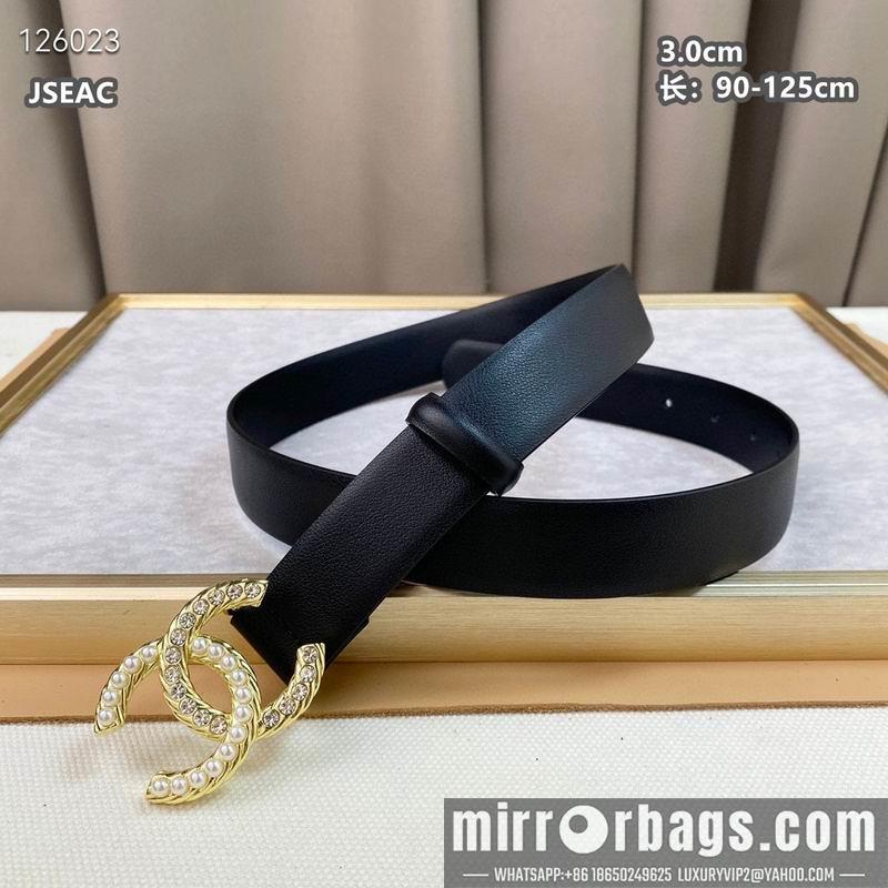 Chanel belt 30mmX90-125cm 8L16