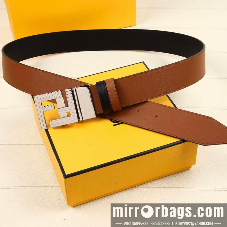 Fendi Belt 38mmX95-125cm 7D71