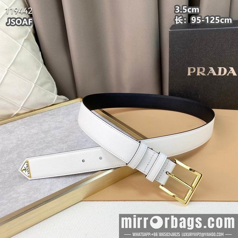 Prada belt 35mmX95-125CM 8L18