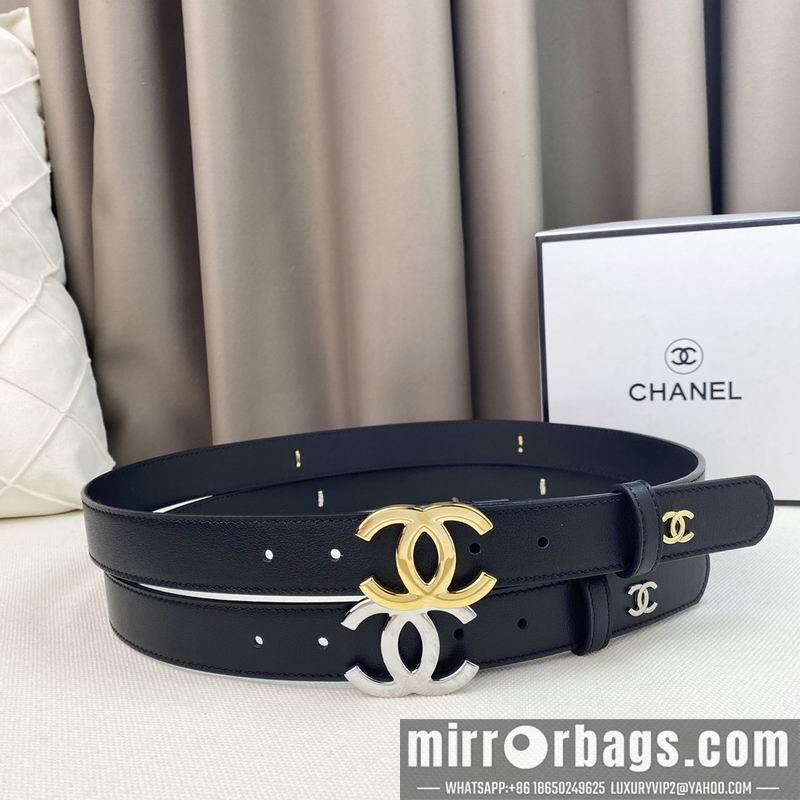 Chanel belt 30mmX90-115cm 7D08