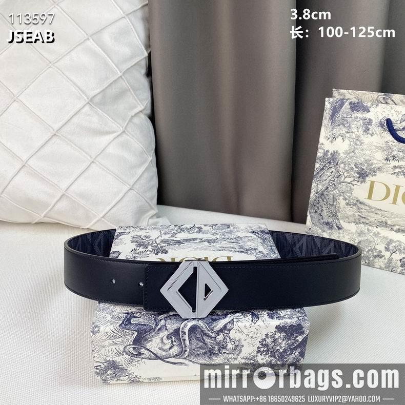 Dior belt 38mmX100-125cm 8L02