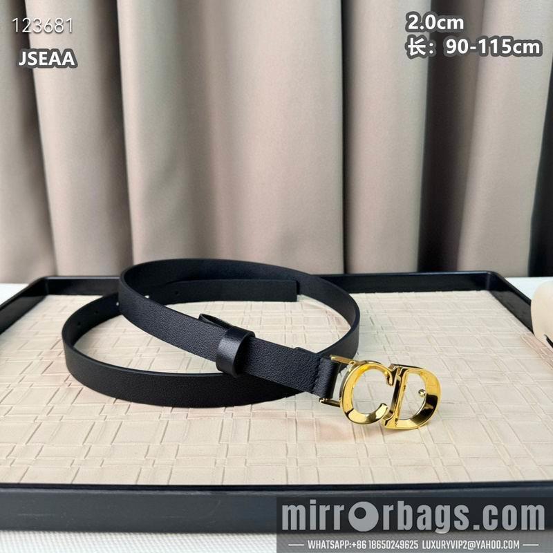 Dior belt 20mmX90-115cm 8L19