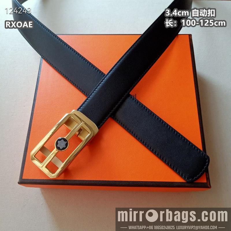 Montlanc belt 34mmX100-125cm 8L08