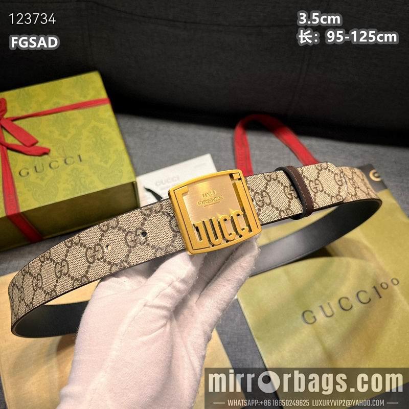 Gucci belt 35mmX95-125cm 8L06