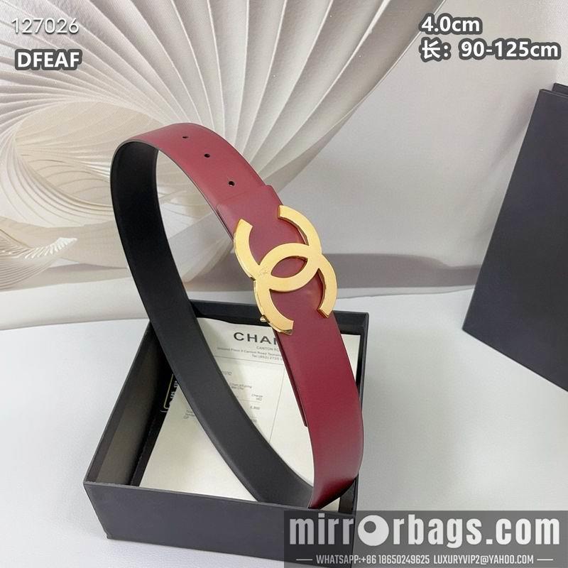 Chanel belt 40mmX90-125cm 8L01