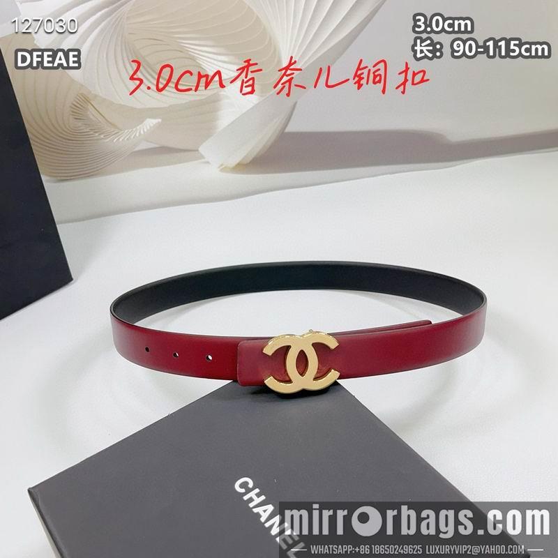 Chanel belt 30mmX90-115cm 8L31